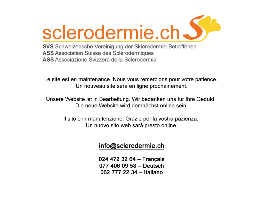 sclerodermie.ch, Association Suisse des Sclerodermiques